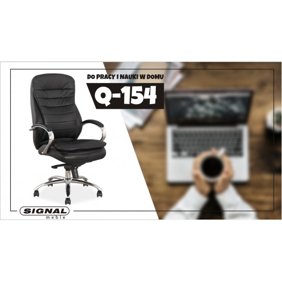 Кресло офисное поворотное Q-154 Черный OBRQ154C 5