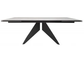Стіл обідній розкладний кераміка Sapphire Skyfall Night 100x200(300) см.