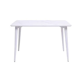 Стол Dan 140 х 80 HPL Arpa 3346 Ker/белый