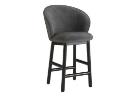 Стул полубарный Stitch черный / Node 19