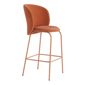 Стул полубарный Lilo Exclusive Terracotta Velvet