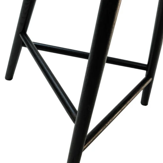 Стілець напівбарний №3 чорний 5