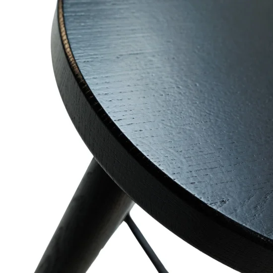 Стілець напівбарний №3 чорний 6