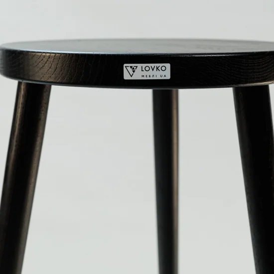 Стілець напівбарний №3 чорний 3