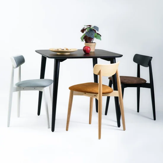 Стіл Dan 80 х 80 чорний 4