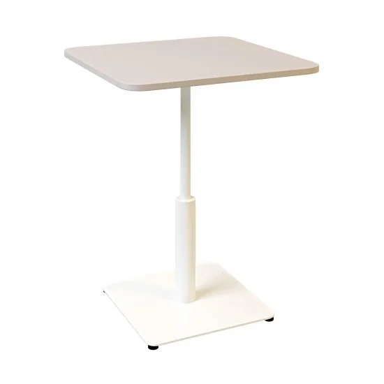 Стол Ibiza Soft light 60x60 белый металл / кашемир ДСП 1