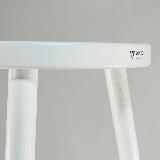 Стул барный №3 белый 7