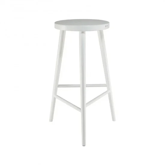 Стул барный №3 белый 2