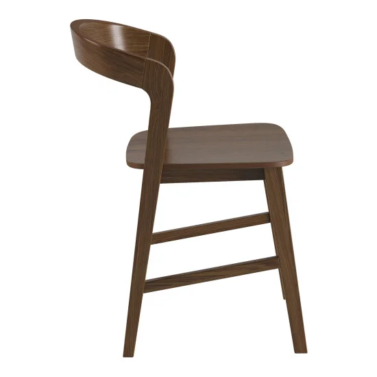 Стілець Floki New темний горіх твердий 2