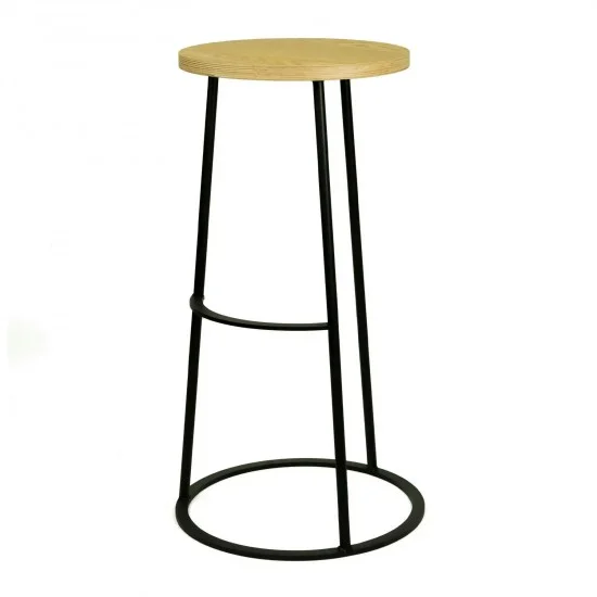 Стілець барний №1 чорний 7