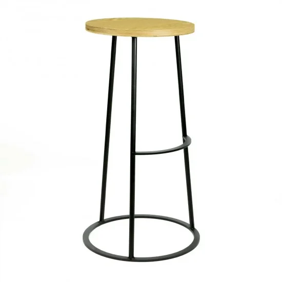 Стілець барний №1 чорний 3