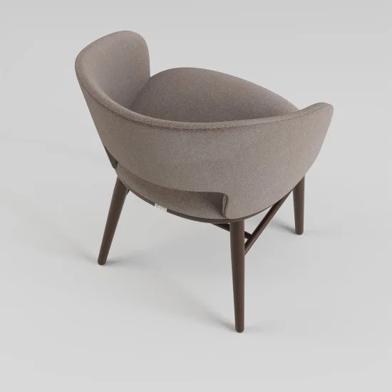 Стул Dolphin темный орех / Austin 04 6