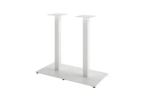 Опора Quadro Double h-725 400х800 / 8 мм біла