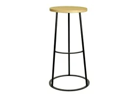 Стілець барний №1 чорний