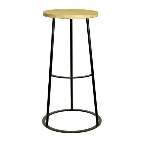 Стілець барний №1 чорний 1