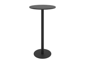 Стіл Soul light bar d-60 чорний метал / чорне ДСП (текстура)