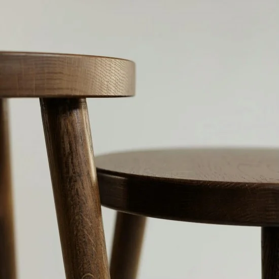 Стул барный №3 тёмный дуб SE7032 5