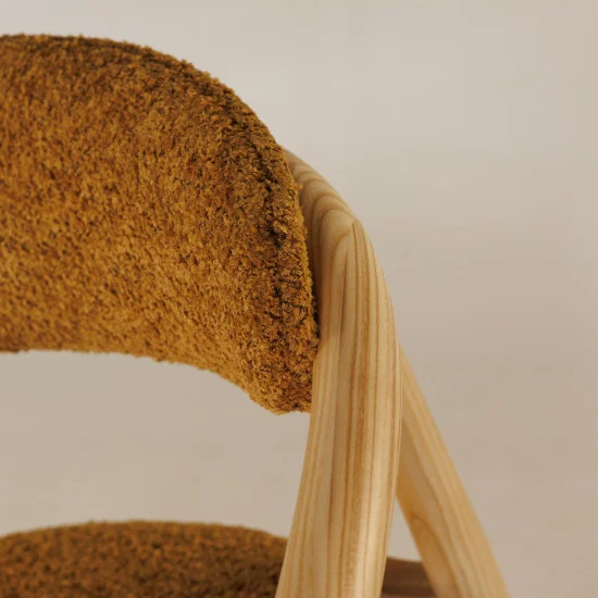 Стілець Mamont soft натуральний ясен / Anthology 11 Amber 8