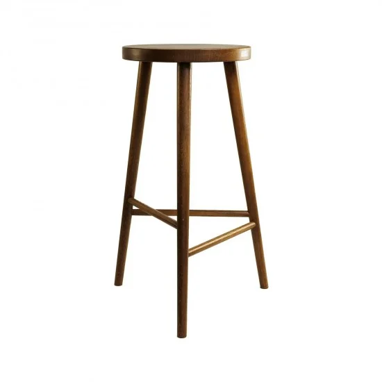 Стул барный №3 тёмный дуб SE7032 2