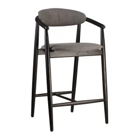 Стул полубарный Mamont Soft черный / Austin 19