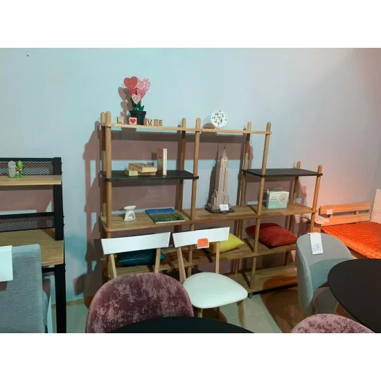 Полка Dao #11 чёрный дуб 3