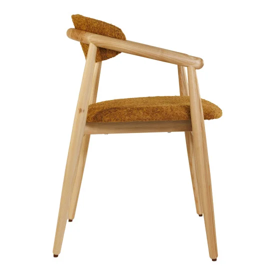 Стілець Mamont soft натуральний ясен / Anthology 11 Amber 3