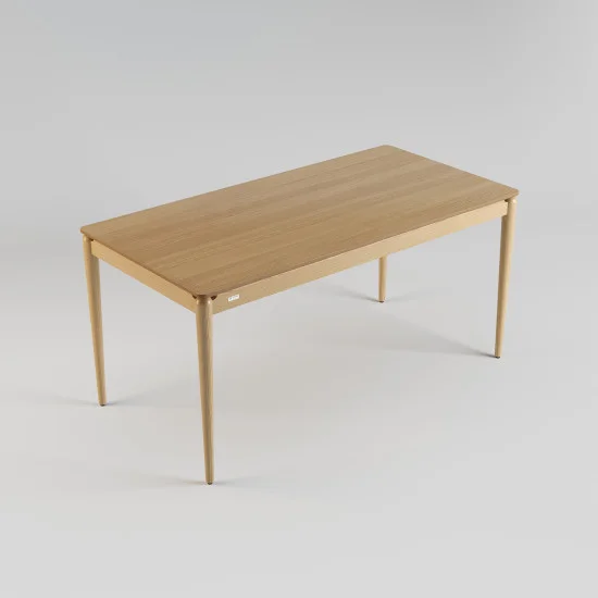 Стіл розкладний Eclipse 160+60 x 80 натуральний ясен 6