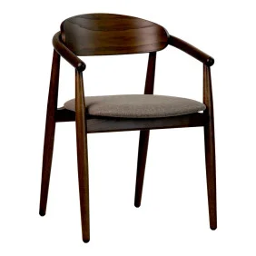 Стул Mamont semi-soft темный орех (PC359)/Austin 03