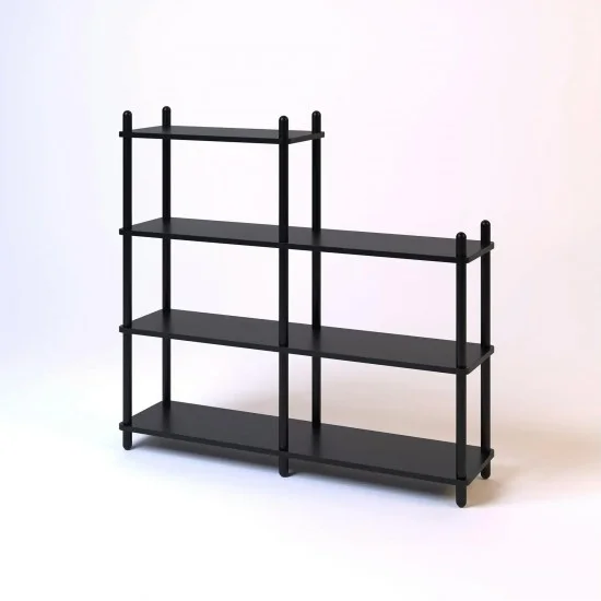 Полка Dao #6 чёрный дуб 2