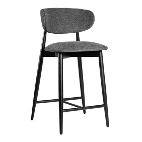 Стул полубарный Panda New черный / Superior 19