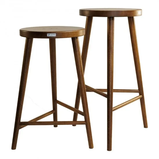 Стул барный №3 тёмный дуб SE7032 3