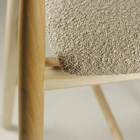 Стілець напівбарний Mamont натуральний ясен / Baloo 2075 5