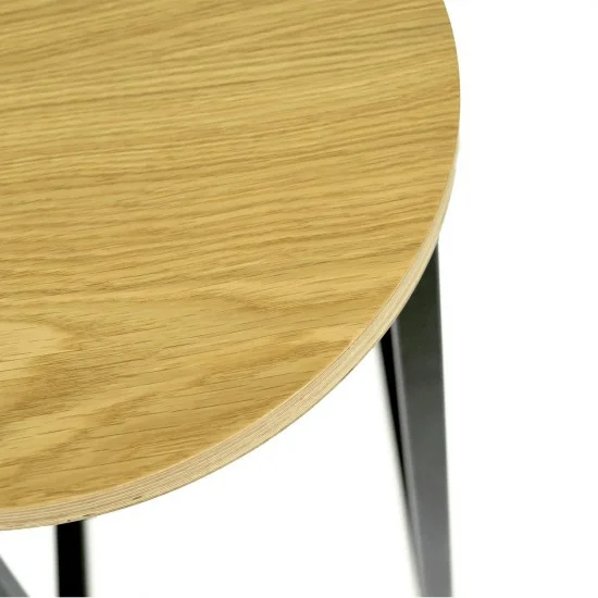 Стул барный №9 чёрный 2