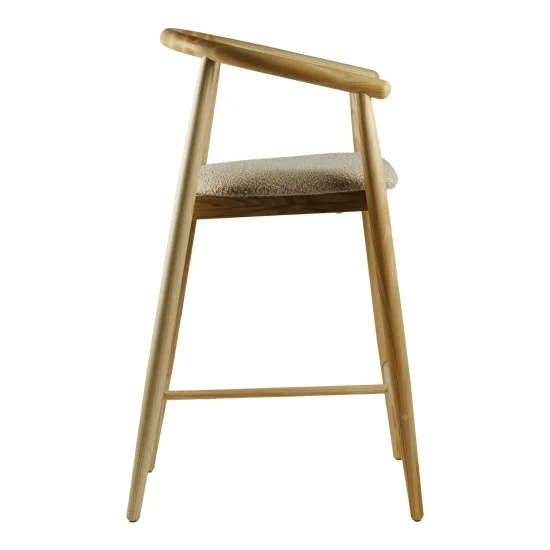 Стілець напівбарний Mamont натуральний ясен / Baloo 2075 3