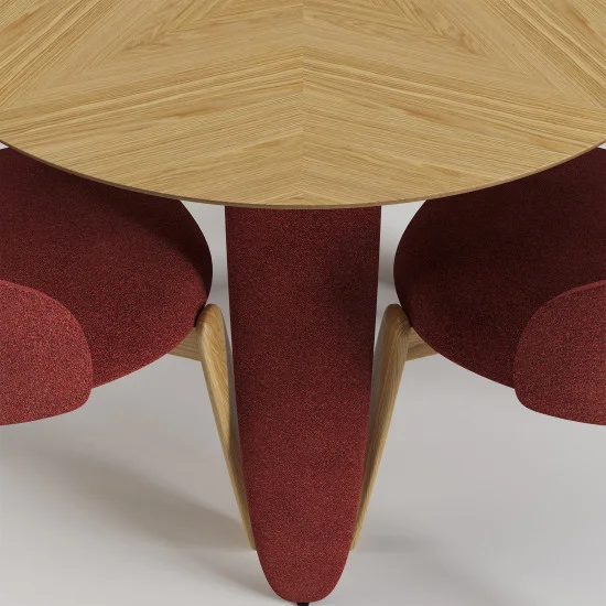 Стіл Rino d-100 дуб маркетрі / Node 09 7