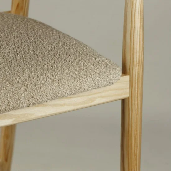 Стілець напівбарний Mamont натуральний ясен / Baloo 2075 6