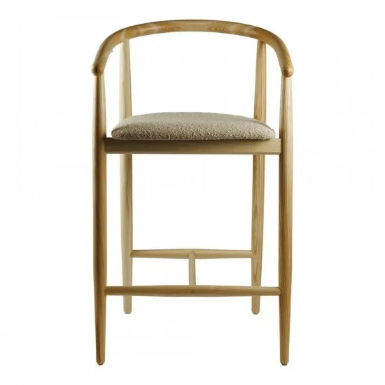 Стілець напівбарний Mamont натуральний ясен / Baloo 2075 4