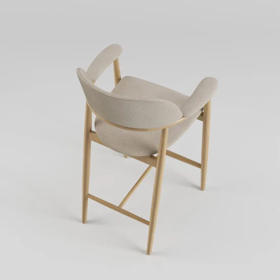 Стул полубарный Terra натуральный ясень / Node 06 6