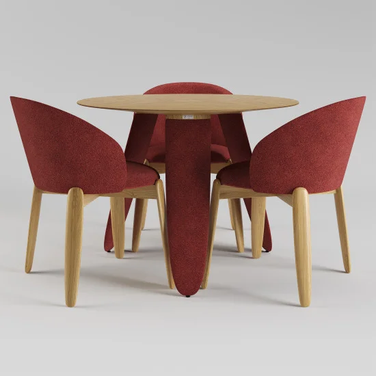 Стіл Rino d-100 дуб маркетрі / Node 09 4