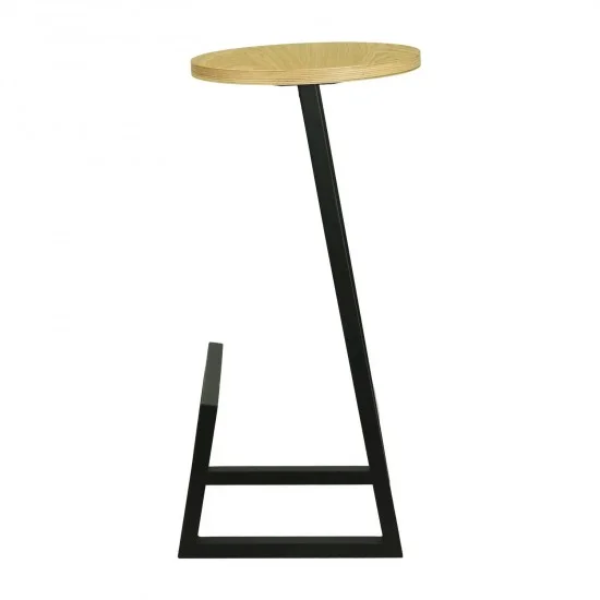 Стул барный №9 чёрный 7