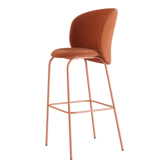 Стул барный Lilo Exclusive Terracotta Velvet 3