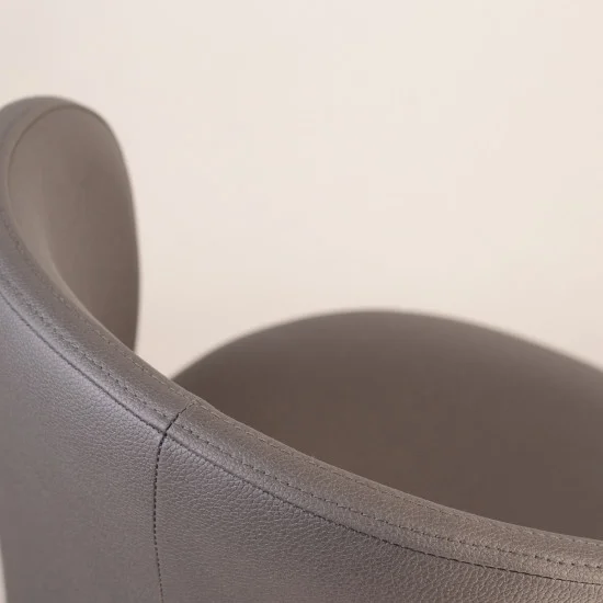 Стул полубарный Lilo серая экокожа 9