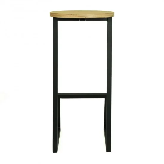 Стул барный №9 чёрный 9