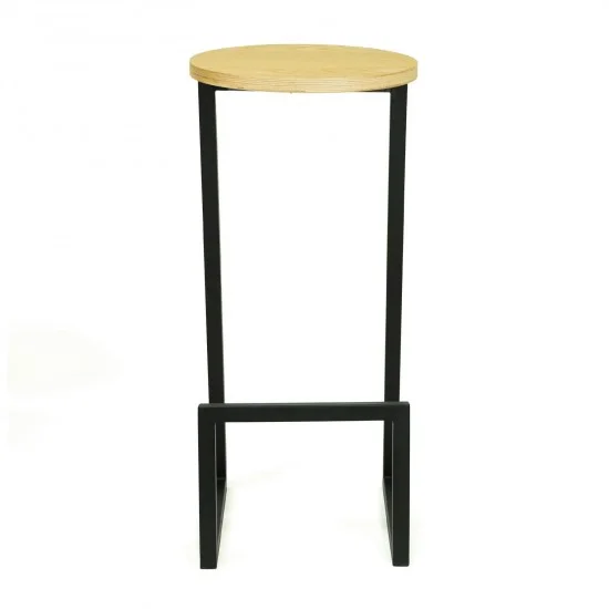 Стул барный №9 чёрный 4