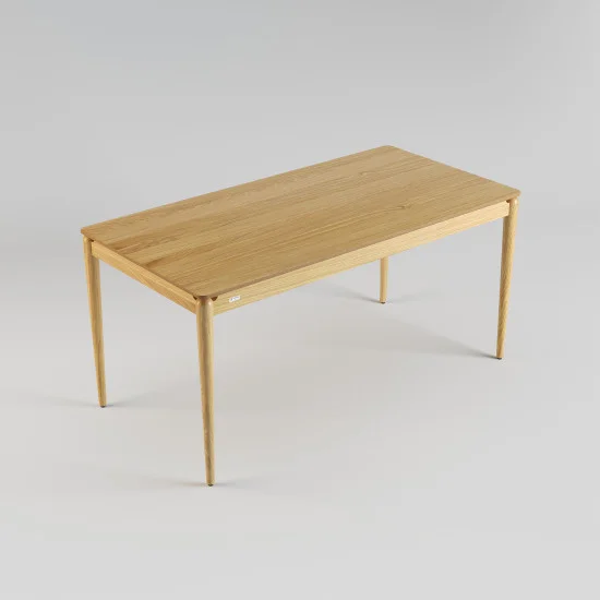 Стіл розкладний Eclipse 160+60 x 80 натуральний дуб 6