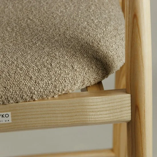 Стілець напівбарний Mamont натуральний ясен / Baloo 2075 9