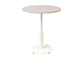 Стол Ibiza R light d-70 белый металл / кашемир ДСП