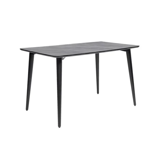 Стіл Dan 120 х 80 HPL Arpa 3408 Losa / чорний 2