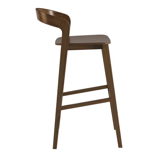 Стул барный Floki New темный твердый орех 2