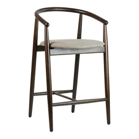 Стілець напівбарний Mamont темний горіх / Austin 03